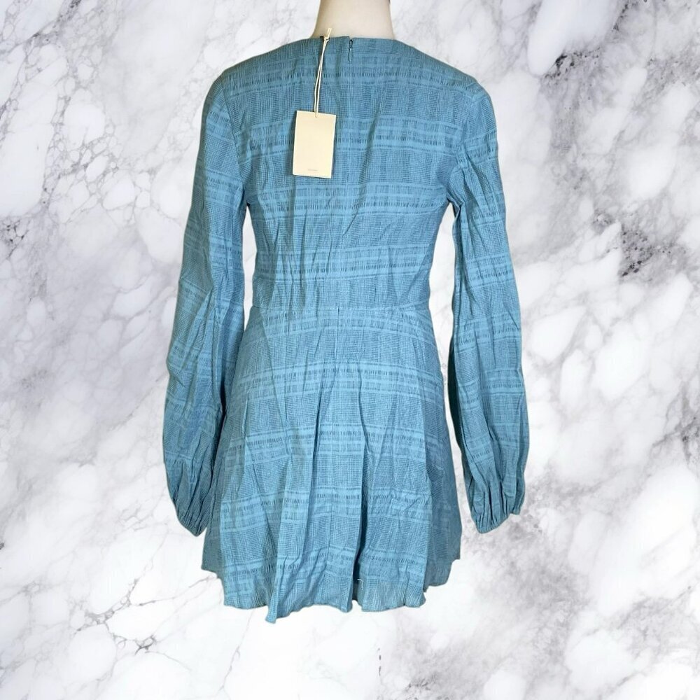 Tularosa Ryland Dress - Dusty Blue - Picture 6 of 8